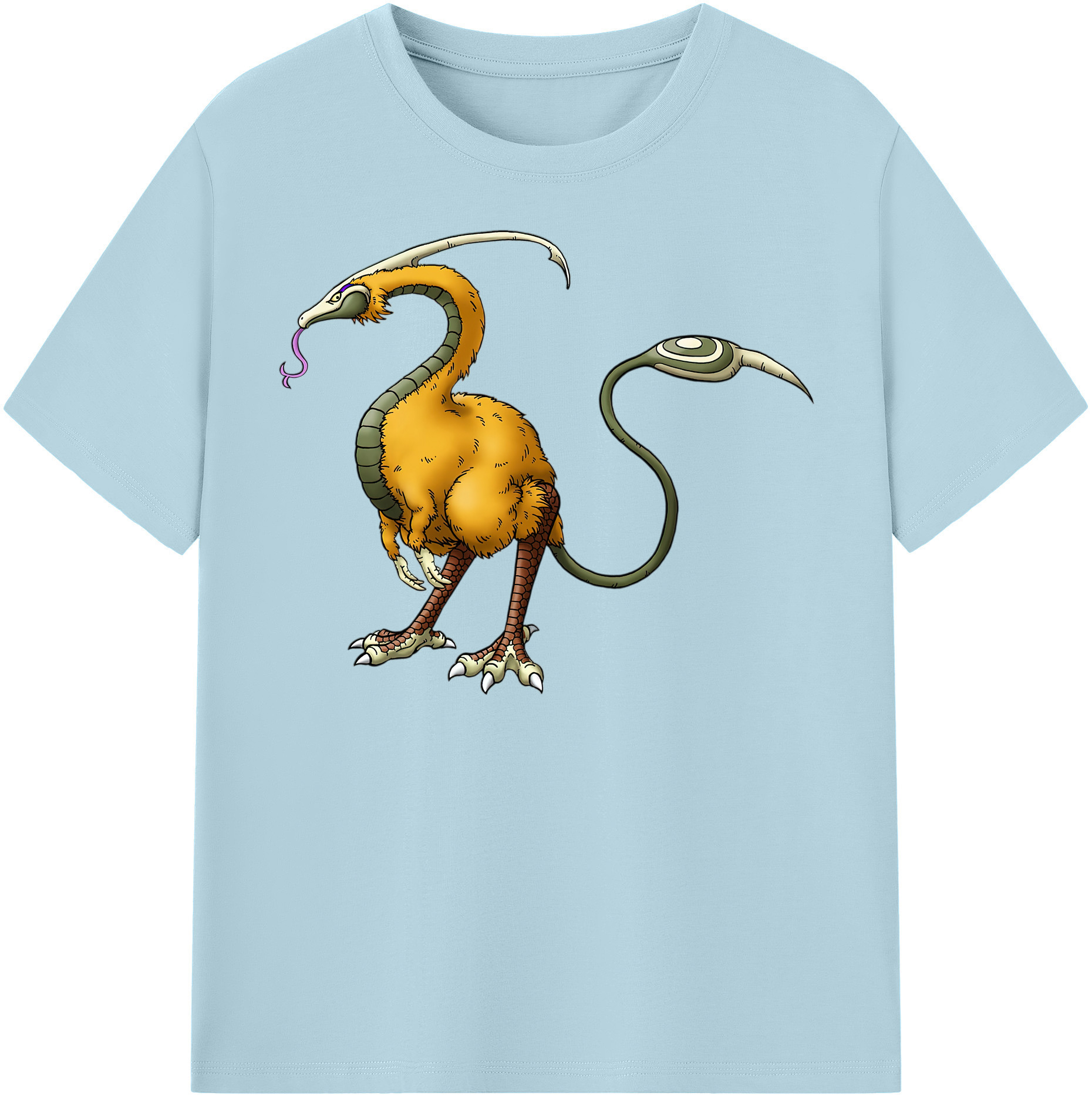 （画像用） ドラゴンクエスト Doragon Kuesuto Dragon Quest 綿100％半袖Tシャツ（フロントプリント）